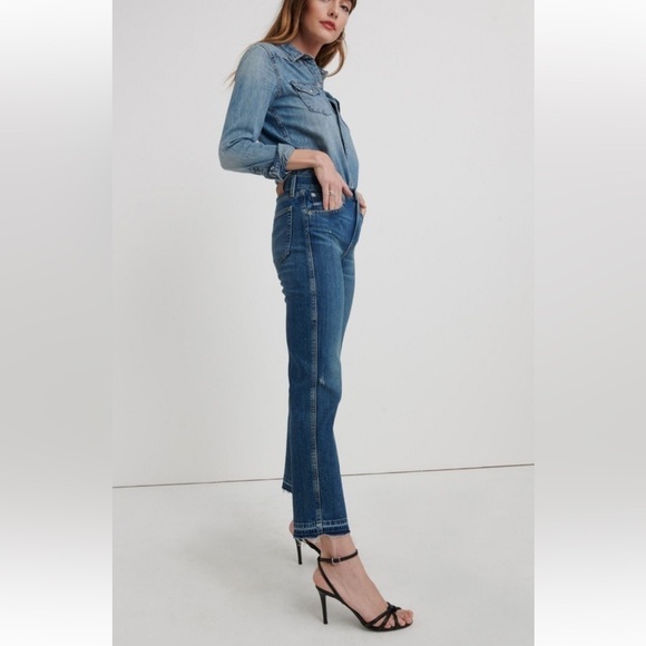 Lucky Brand Mid-Rise Authentic Straight Crop size 31, good used condition - Picture 3 of 10